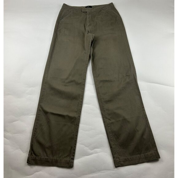Lee Pants - LONG Lee Dark Taupe High Rise Straight Leg Chino Pant 10L